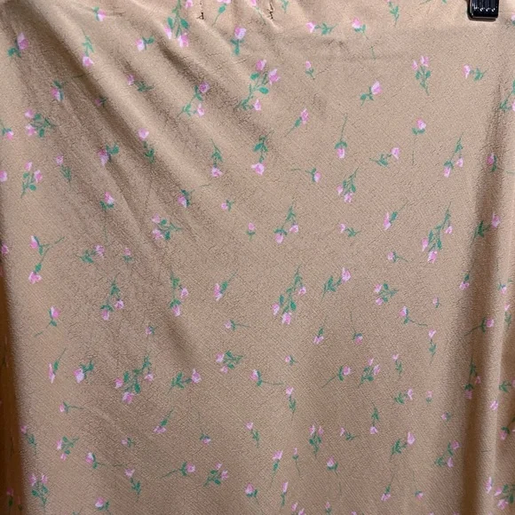 NWT Wild Fable Size XXL Beige Floral Maxi Skirt - Picture 7 of 9